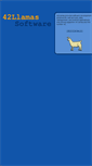 Mobile Screenshot of 42llamas.com